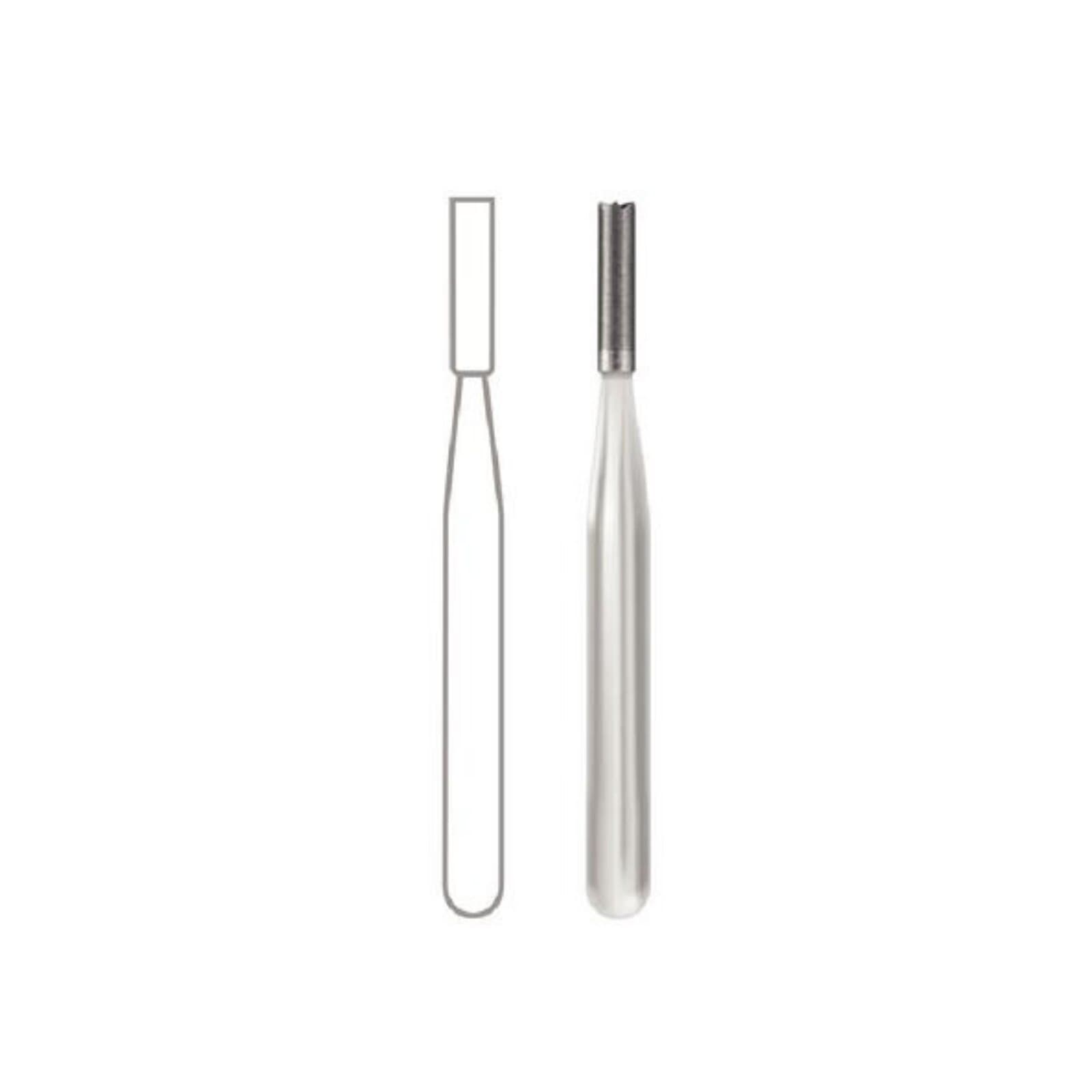 Midwest Operative Carbide Bur FG #957, End Cutting, 1.0 mm Diameter, 3.7 mm Length, 10/Pk, 389278 thumbnail 2
