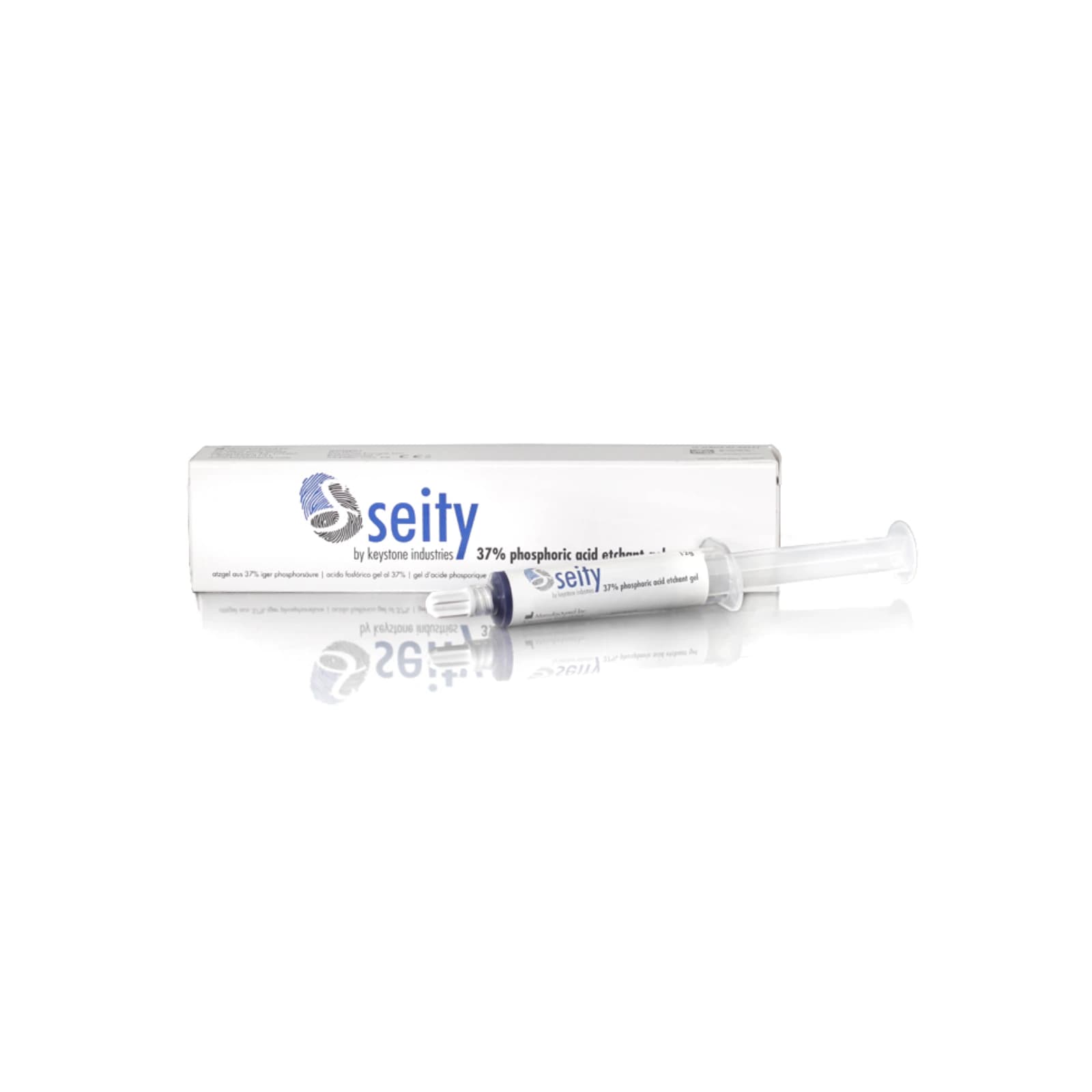 Seity Etchant Gel, 37% Phosphoric Acid, Syringe, 50 ml, Blue, 1/Pk, 07-00377 thumbnail 2