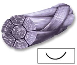 Suture Silk Black Braided YFS 2/0 18" 12/Bx - Suture Silk Black Braided YFS 2/0 18" 12/Bx - Image 1