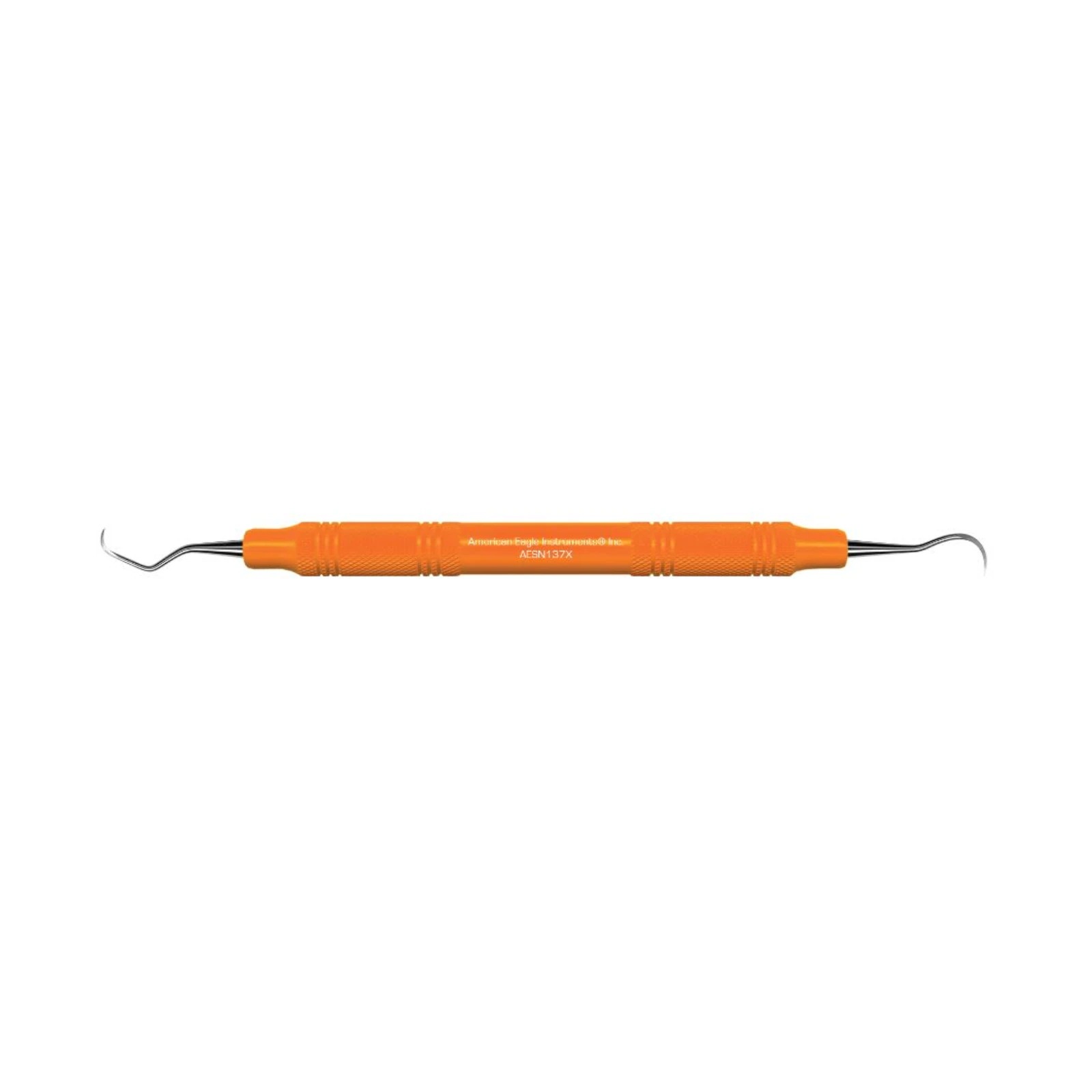 American Eagle Instruments DE Scaler N137 (Curaler), 3/8, Orange Resin Handle, AESN137X - Scaler N137 3/8 Orange - Image 1