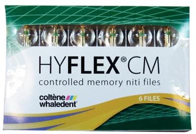 HyFlex CM NiTi Rotary Files, .04 Taper, 25mm, #35, Green, 6/Pk, H8250435 thumbnail 2