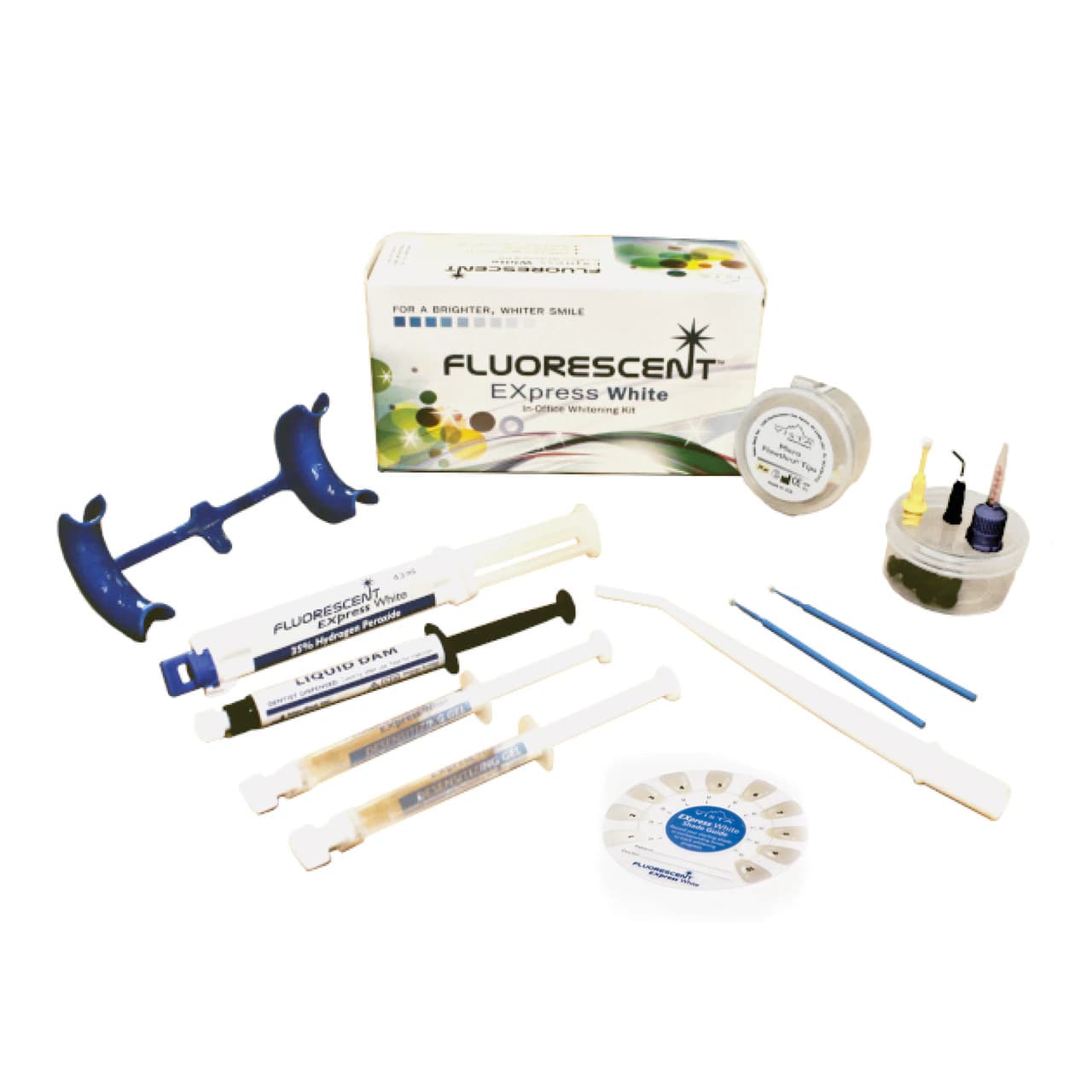 Fluorescent EXpress White In-Office Whitening Kit, 35% Hydrogen Peroxide, 1 Kit, 504290 thumbnail 2