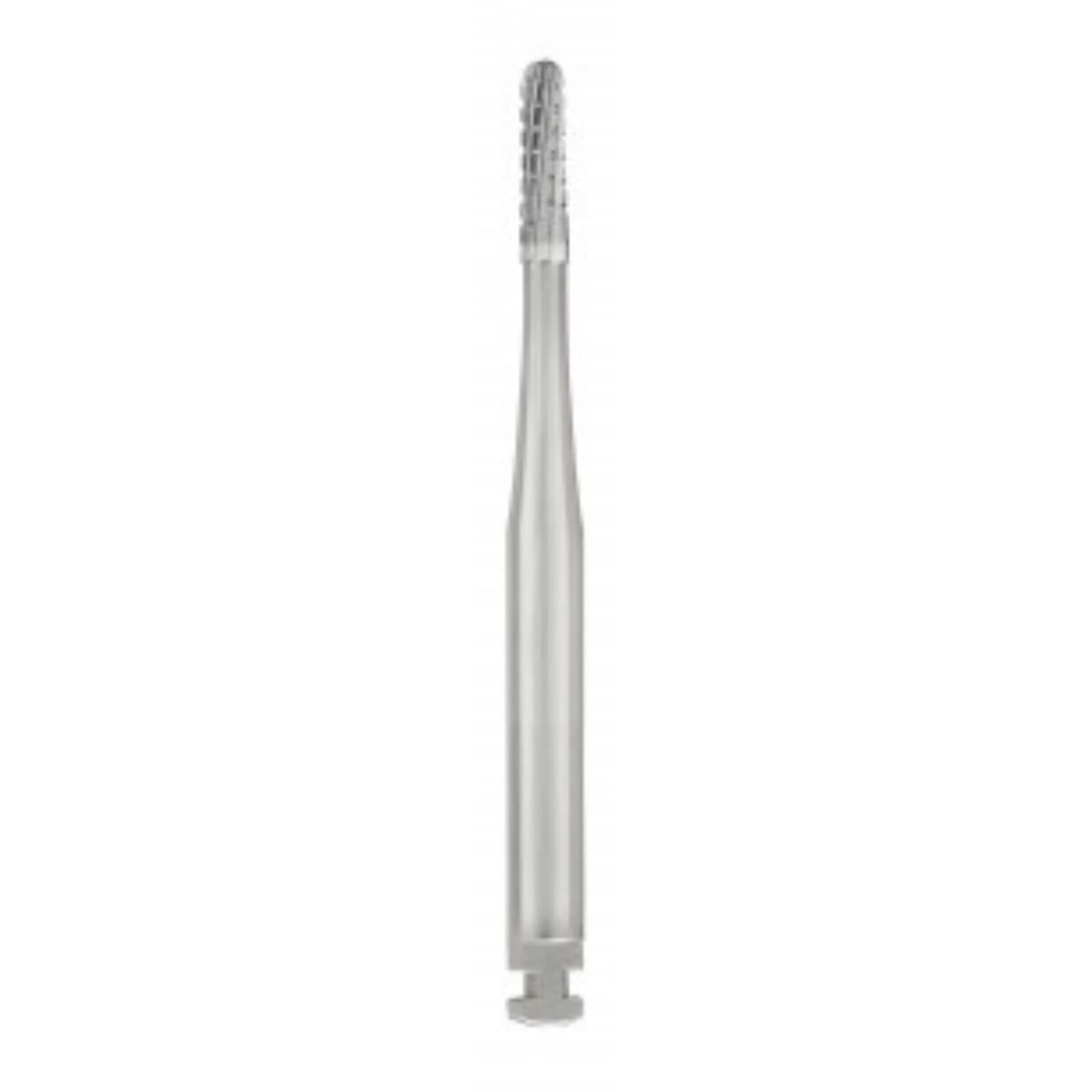 SS White RA #1557 Carbide Bur, Straight Round End Cross Cut Fissure, Right Angle Latch, 1.0 mm Diameter, 3.8 mm Length, 10/Pk, 14793 thumbnail 3