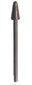NTI Sintered HP Diamond Bur, Coarse, Taper Round End, #9856-050C, 5.0mm Diameter, 10.0mm Length, 1/Pkg thumbnail 2