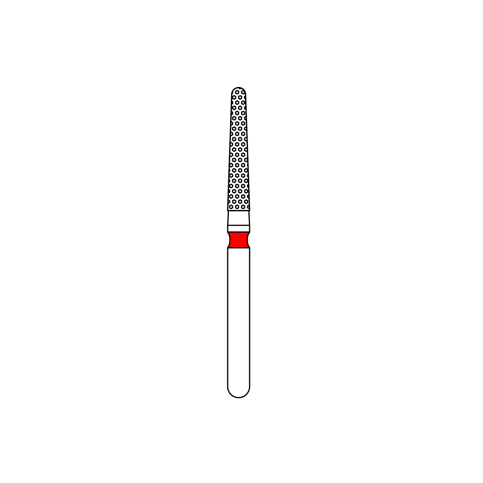 PRIVA Diamond Burs FG 856L-016F, 5/Pk - PRIVA Diamond Burs FG 856L-016F 5/Pk - Image 1