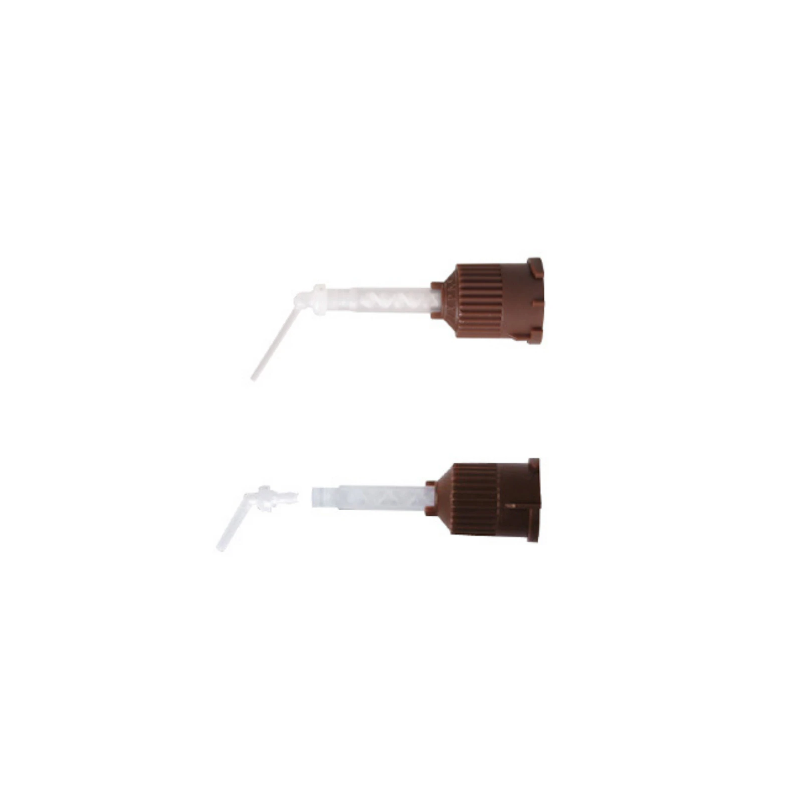 Defend T-Style Core Material Mixing Tips, 1:1, Brown, with Extra-Fine Intraoral Tips, 25/Pk, VP8150T thumbnail 4
