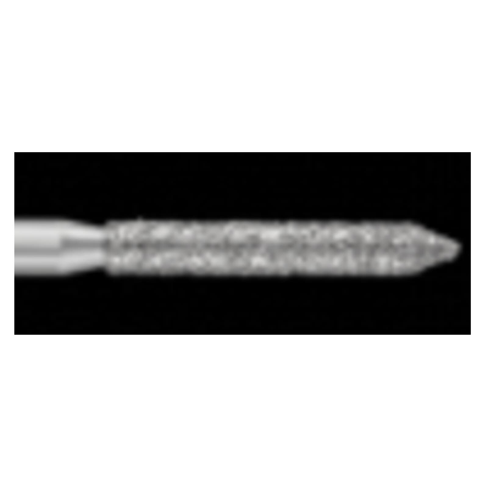 SS White Piranha Single-Patient-Use Diamond Bur, FG 886-016M, Medium Grit, Beveled Cylinder, 25/Bx thumbnail 2