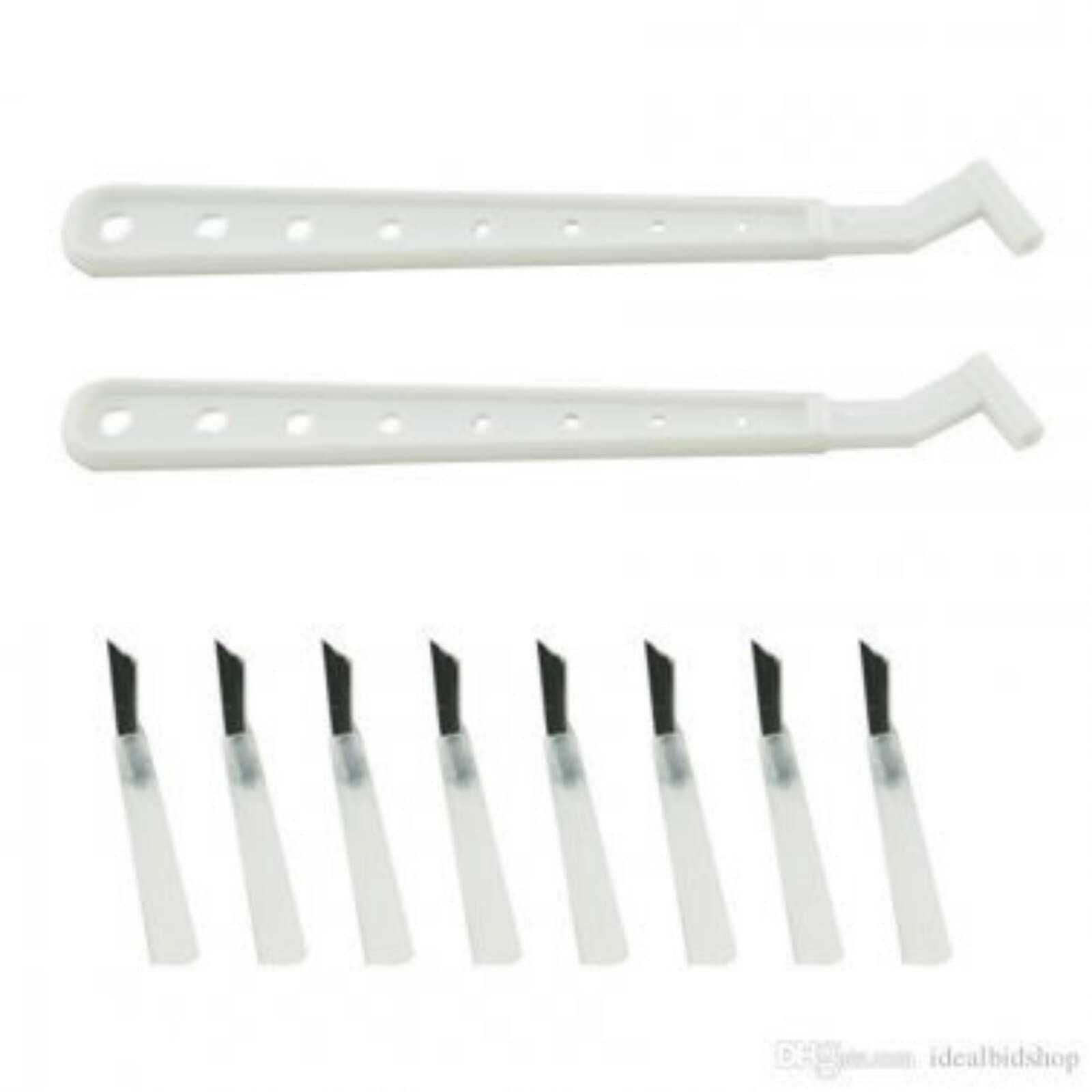 Zenith Brush Tips Handle, Rigid Plastic, Autoclavable, White, 2/Pk, #61103 thumbnail 4