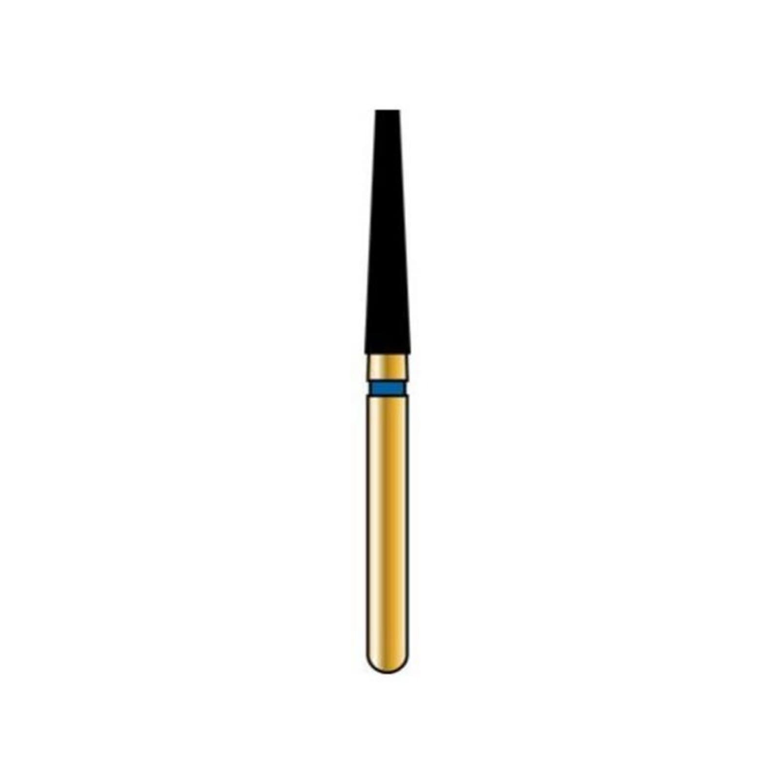 Alpen Multilayer Diamond Bur FG 849-025, Super Coarse Grit, Round End Taper, 5/Pk - Alpen Round End Tapered FG Coarse Diamond Burs - Image 1