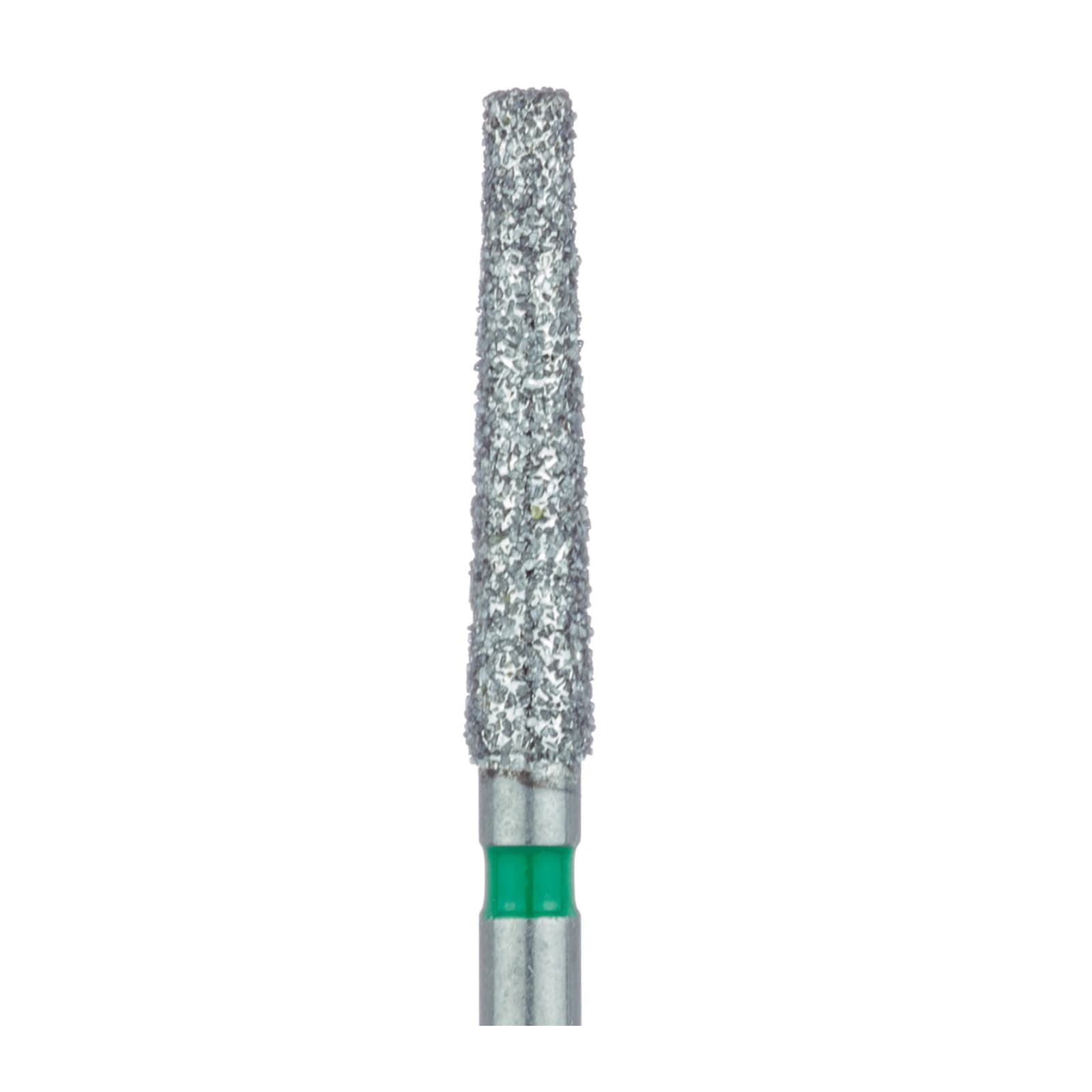 Meisinger 848G-021-FG Diamond Bur, FG, Coarse (Green), Flat End Taper, 2.1 mm Head Diameter, 10.0 mm Head Length, 5/Pkg thumbnail 3