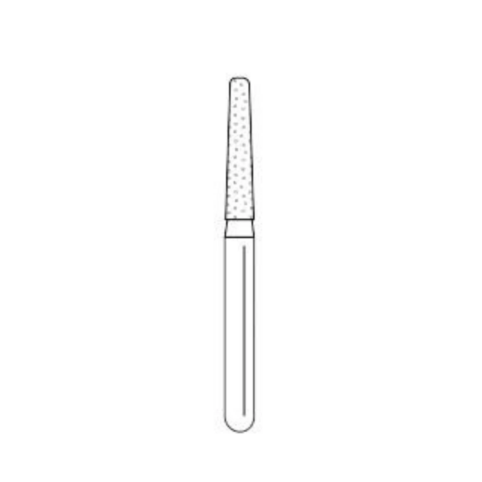 Solo Diamond® Single-Use Diamond Burs FG, Modified KR Taper, #0816.8, 1.6mm, Fine, Red, 25/Bx, 846KR016F thumbnail 3