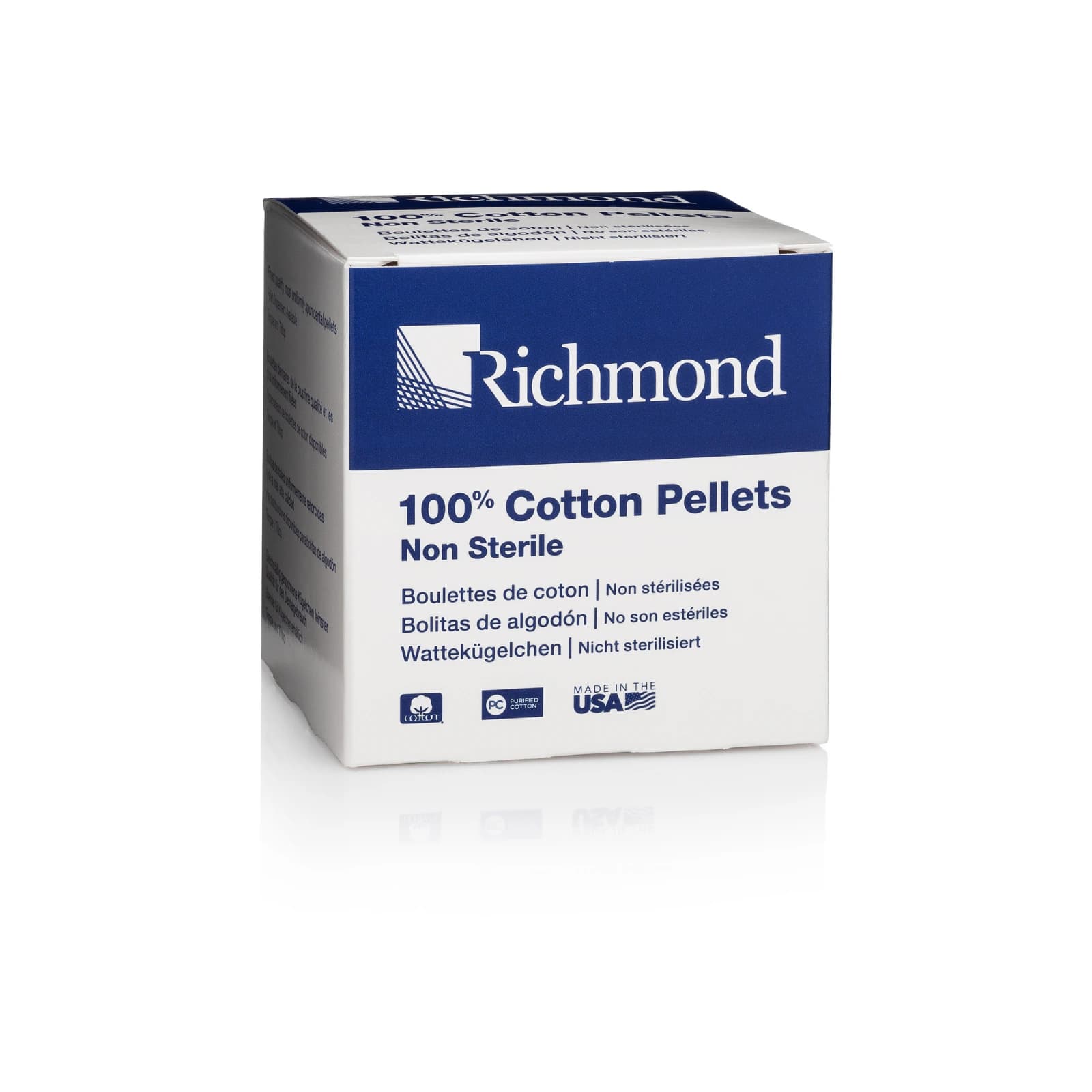 Richmond Cotton Pellets, Size 3 (Medium), 5/32" Diameter, 2500/Box, 100108 thumbnail 12