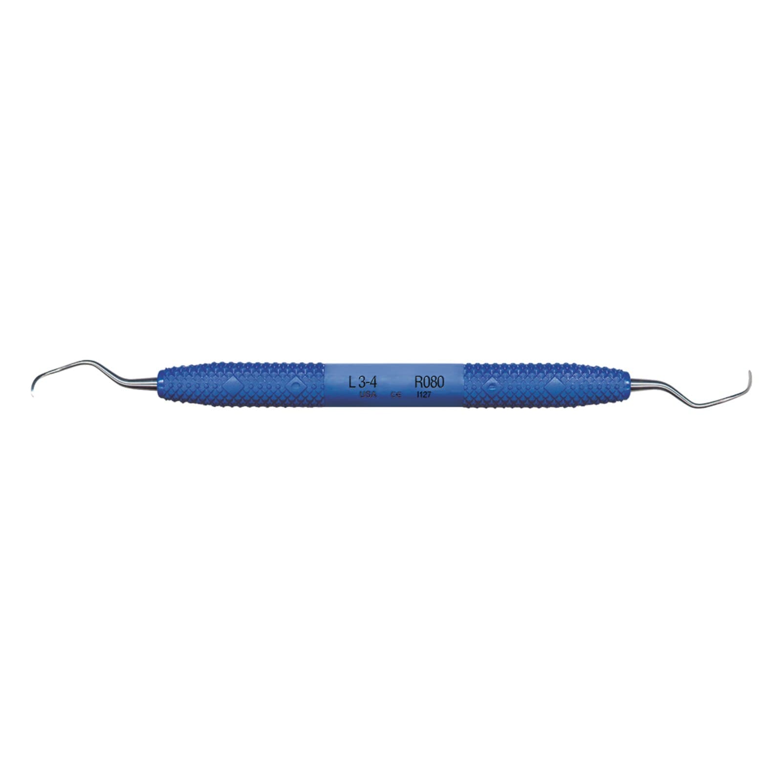 PDT Cruise Langer 3/4 Universal Curette, Double-Ended, Nautical Blue Resin Handle, 6.5", R080 thumbnail 7