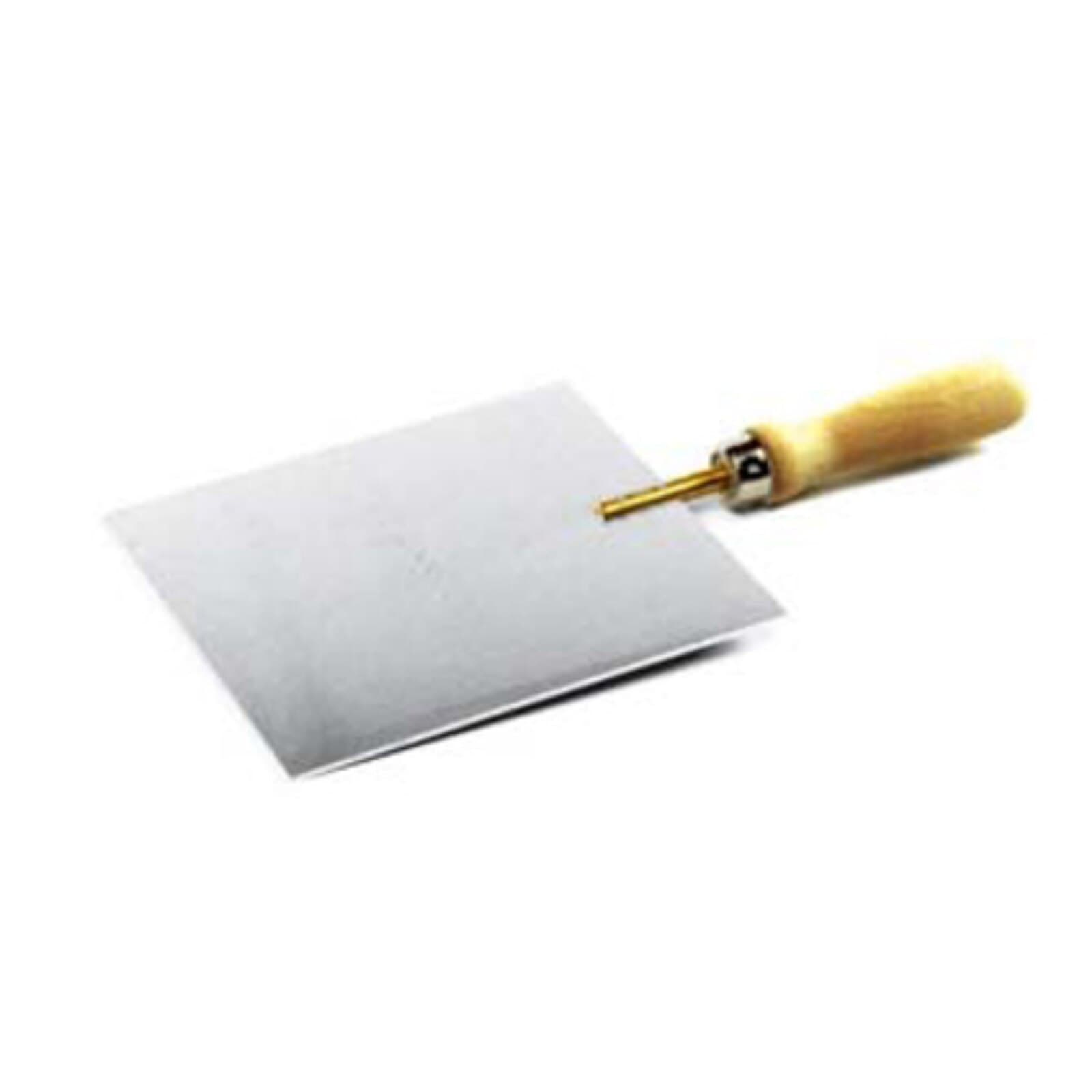 Buffalo Dental Hot Plate, Regular, 4.5" x 5" Aluminum with Green Line Handle, 51950 thumbnail 3