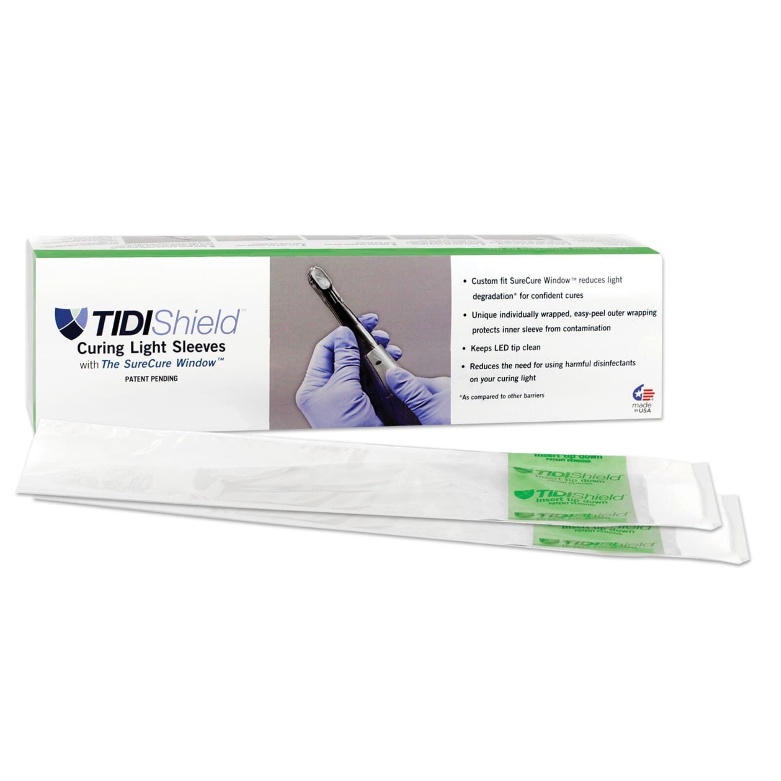 TIDIShield Curing Light Sleeve with SureCure Window, for Ivoclar Bluephase G2 & 20i, Individually Wrapped, 100/Box, 21110 thumbnail 7