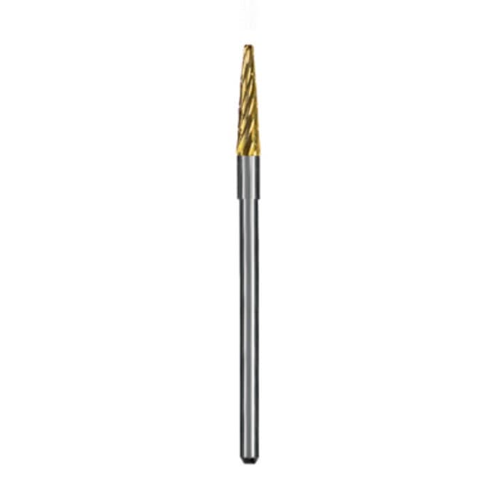 Dedeco Goldies Carbide Bur 41-P, Regular Cut, Handpiece, Titanium Nitride Coated, 1/Pk, 8051 thumbnail 2