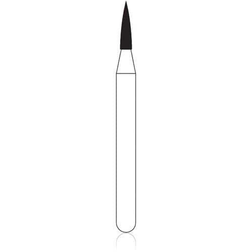 NTI Diamond Bur FG Medium Flame #860-010 (M860-010), 5/Pack thumbnail 2