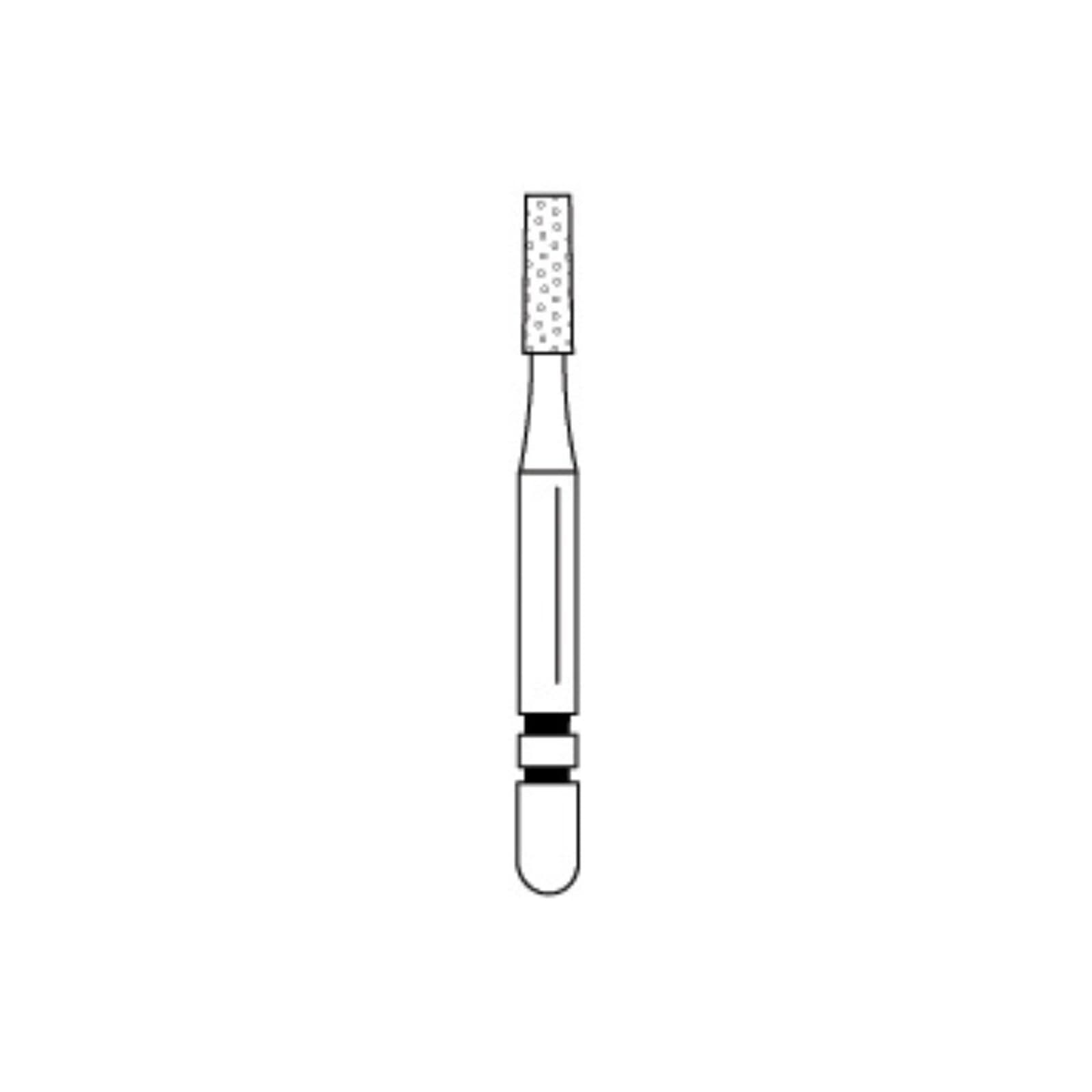 Two Striper Operative Diamond Bur, FG, Flat-End Cylinder, #558, Medium Grit, Blue Ring, 4.1 mm Length, 5/Pk, 2013291 thumbnail 3