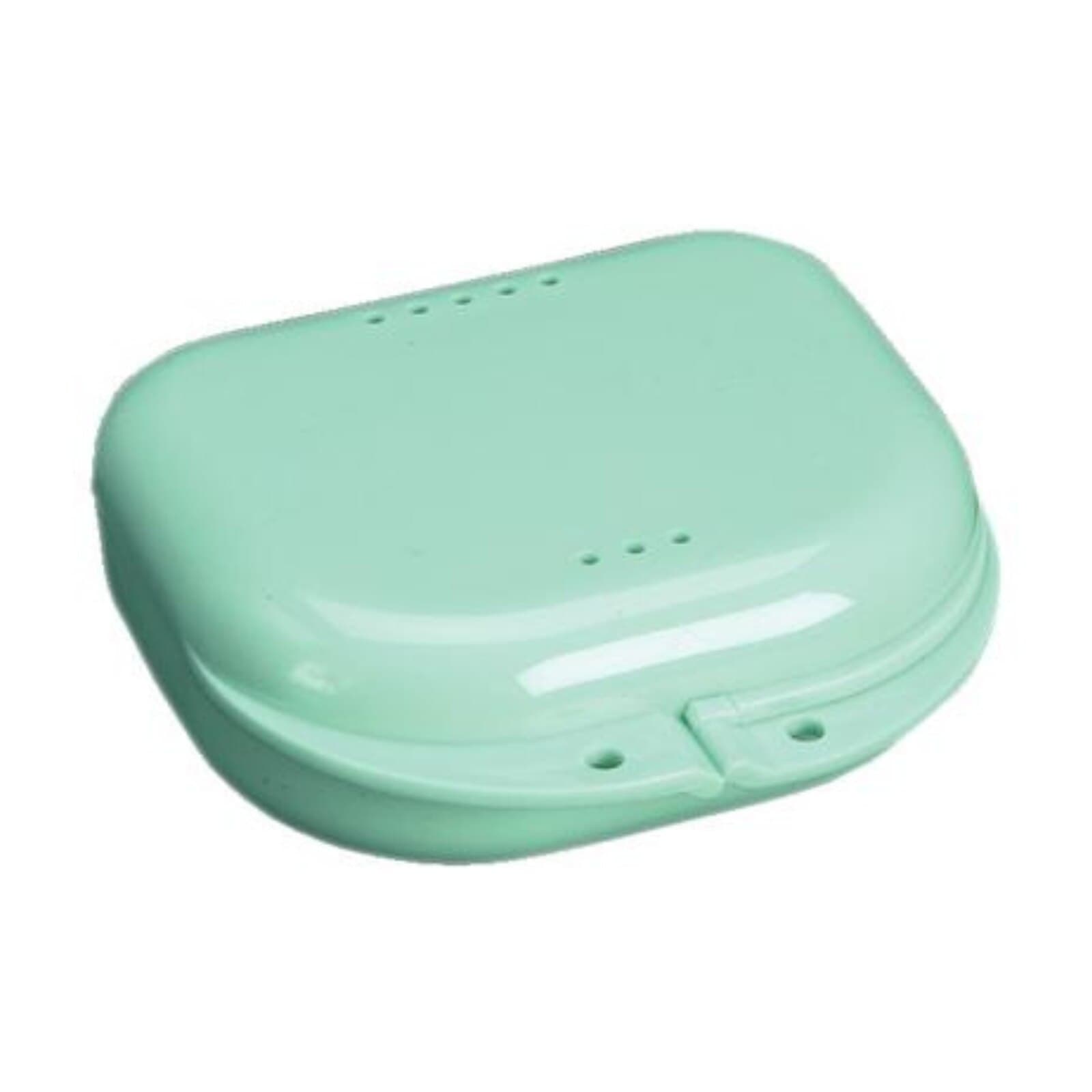 Chroma Retainer Box with Label, Mint Green, 3-1/8"W x 3"L x 1"H, 12/Pkg, CR2000-8X - Chroma Retainer Box with Label - Mint Green, 12/Pkg - Image 1