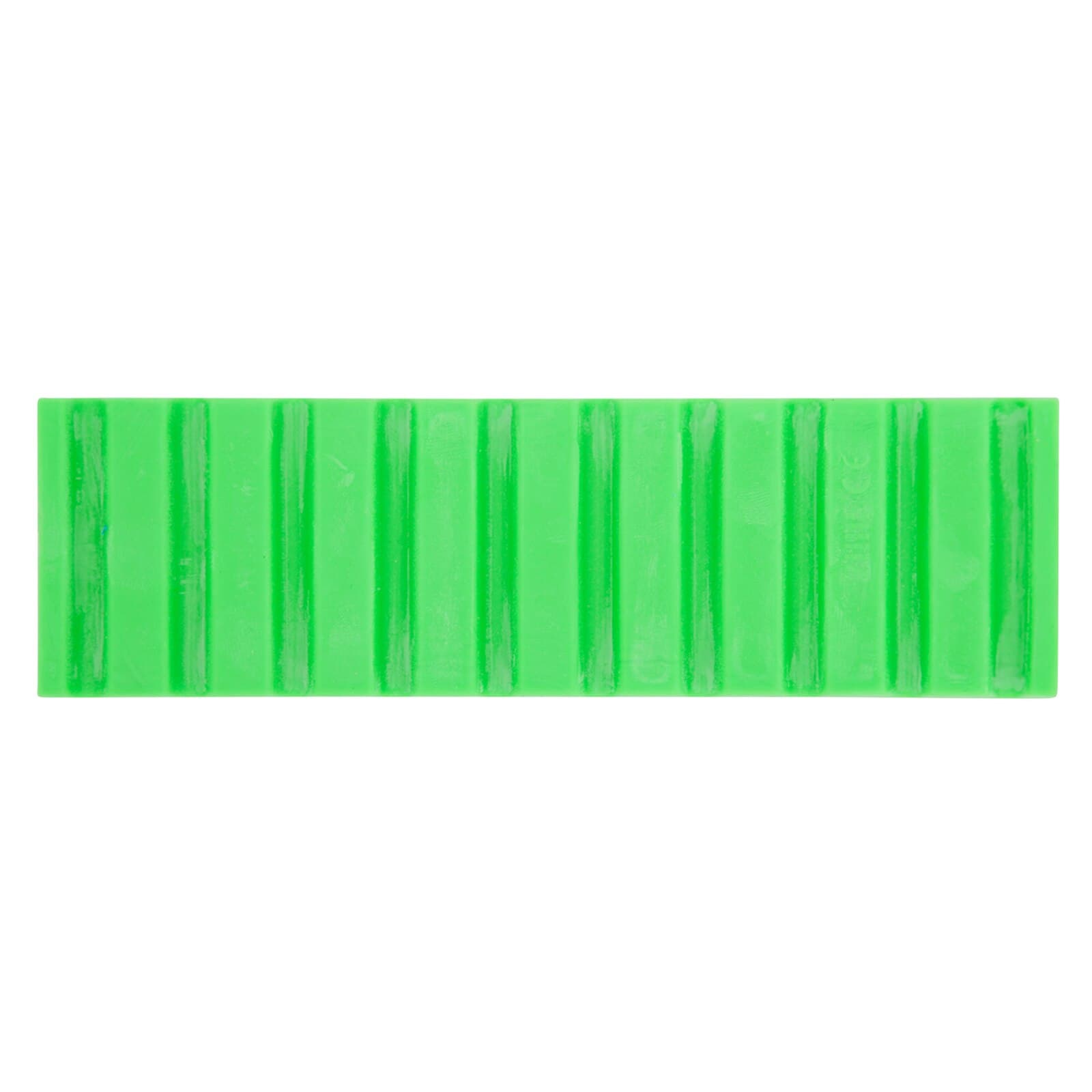 Zirc Dental Instrument Mat, Neon Green, Reversible, 6-3/4" x 2" x 3/8", Holds 10 Hand or 4 Surgical Instruments, 1/Pk, 20Z464P thumbnail 2