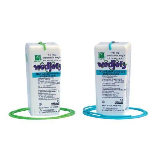 Hygenic Wedjets Stabilizing Cord, Non-Latex, Large, Aqua Blue, 7 ft, 1/Pk, H06525 thumbnail 10