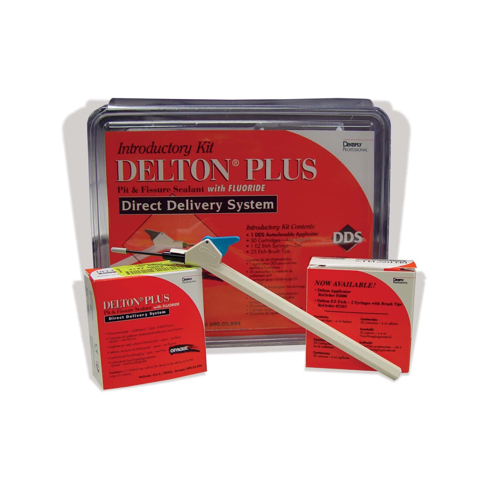 DELTON® Plus Light Cure Direct Delivery System Refill, Opaque, 0.08 ml Cartridges, 50/Pkg, #28965 thumbnail 2