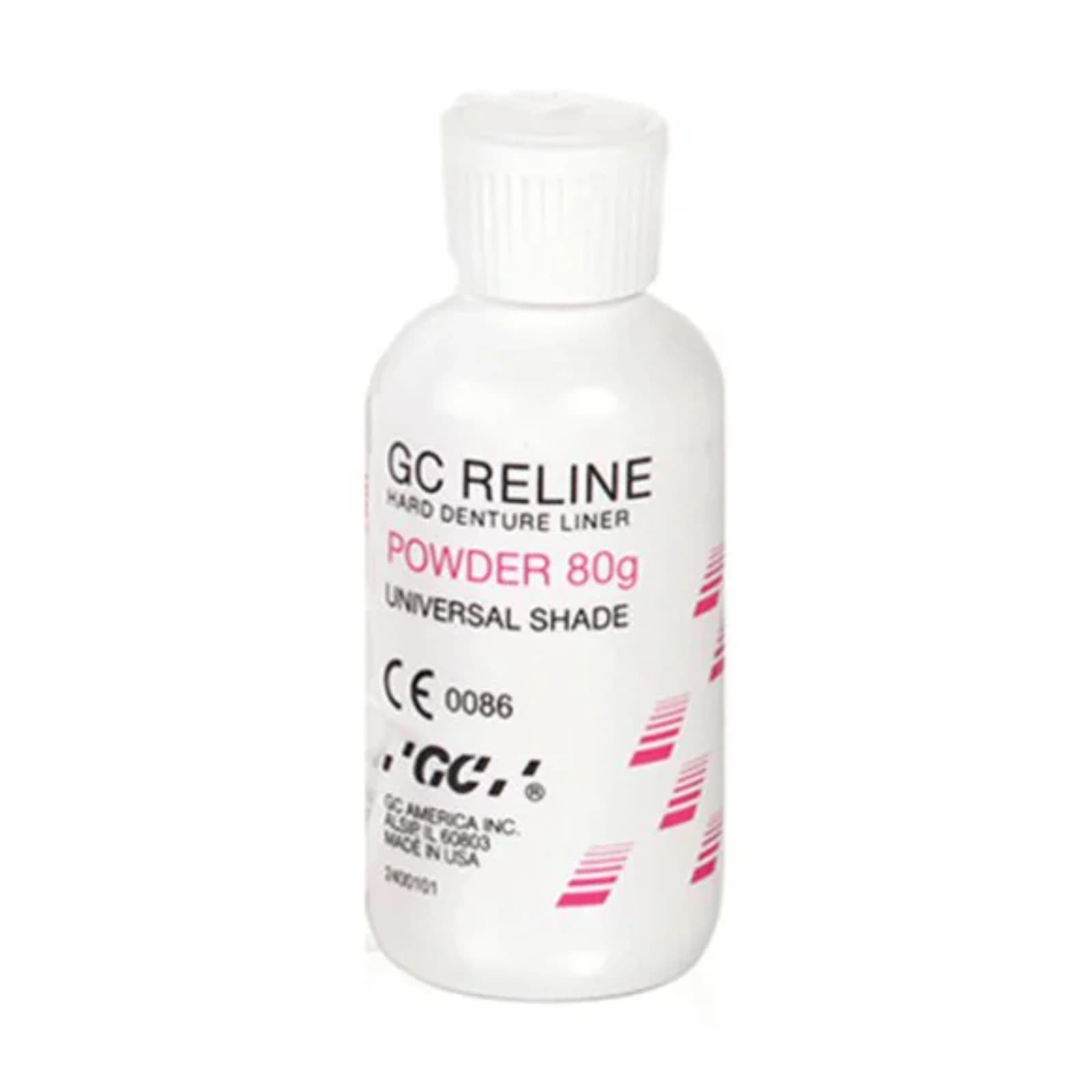 GC Reline Hard Chairside Denture Reline Material, Powder Refill, 80 g, 346002 thumbnail 5