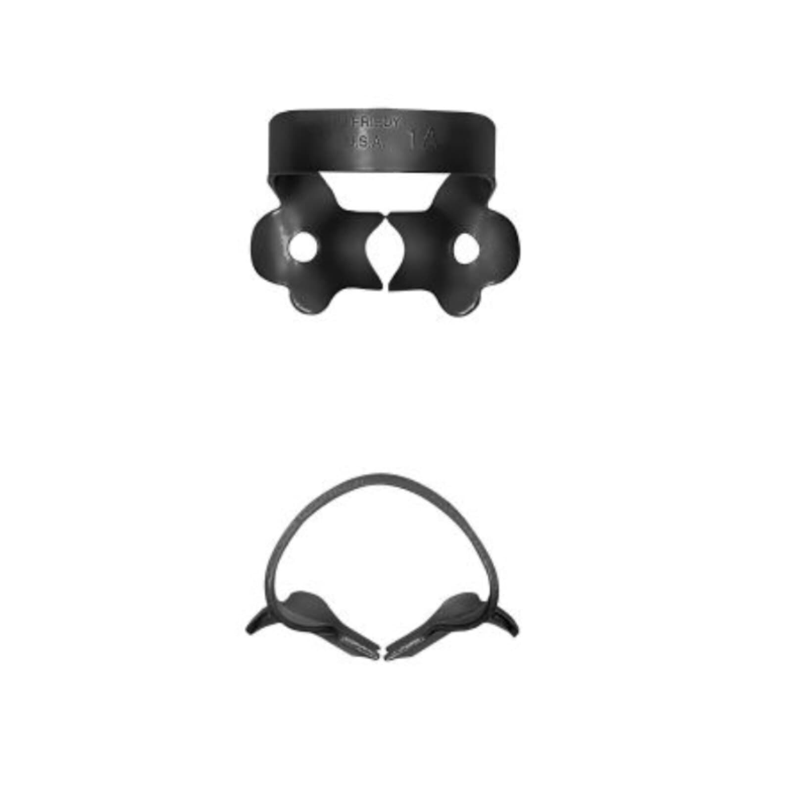 Hu-Friedy Black Line Rubber Dam Clamp #1A, Winged, Canines and Premolars, RDCM1AX thumbnail 2