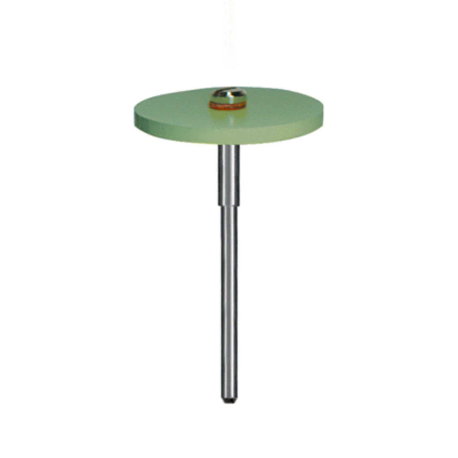 Dedeco Hi-Glaze Diamond-Filled Silicone Porcelain Polisher, Coarse, Green, 1" Wheel, 3/32" (2.35mm) HP Shank, 1/Each thumbnail 6
