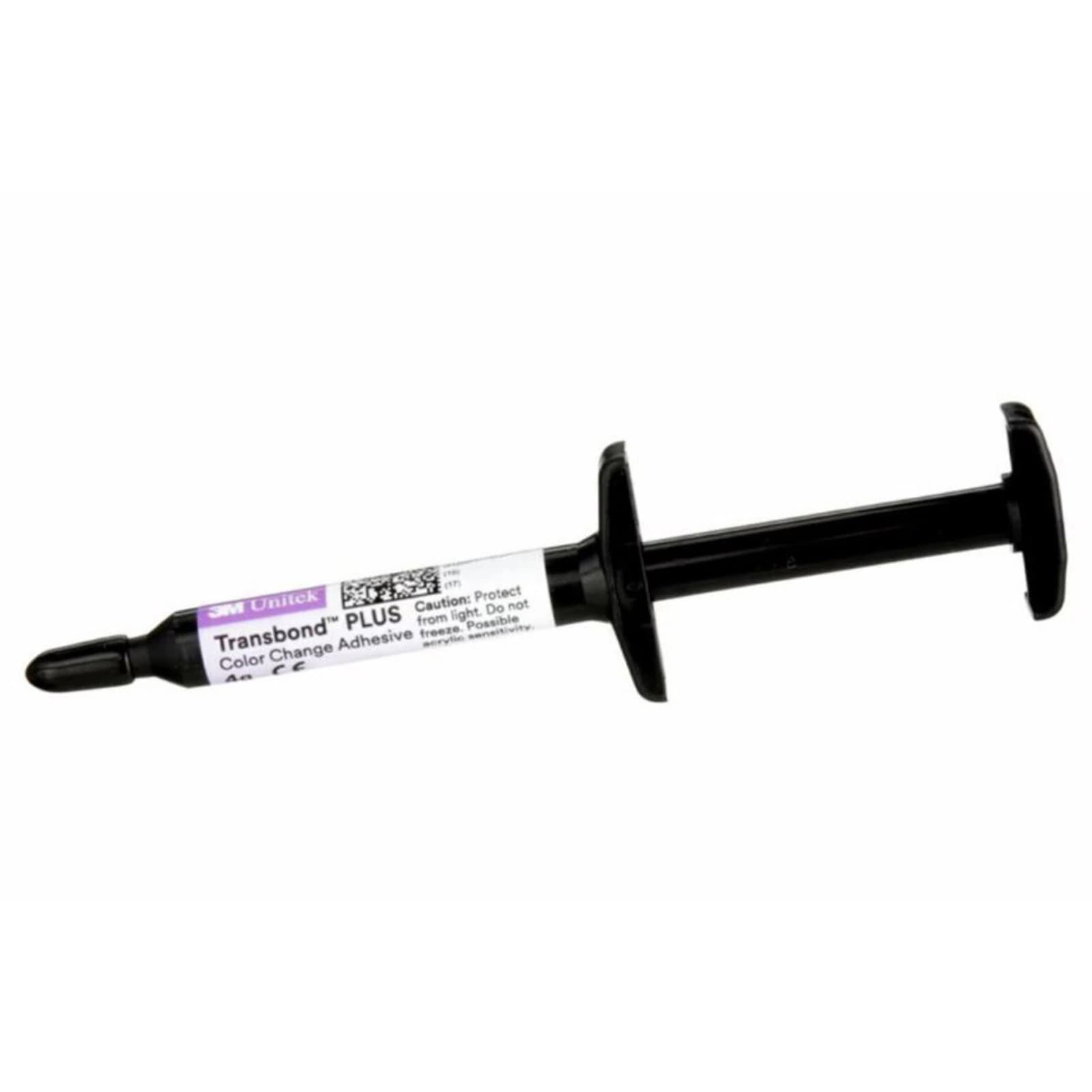 3M Transbond Plus Color Change Adhesive, Light-Cure Orthodontic Bonding Adhesive, 4g Syringe, 1/Pk, 712-105 - Transbond Plus Color Change Adhesive 4g Syringe - Image 1