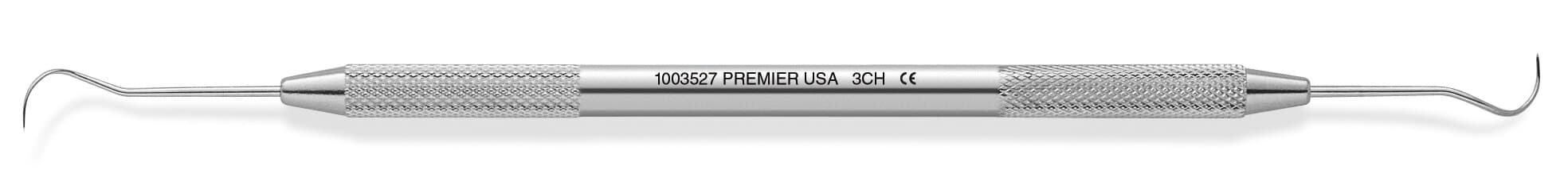 Premier Cavity Finder Explorer, Double-Ended, #3CH, Round Handle, Stainless Steel, 1/Pk, 1003527 thumbnail 3