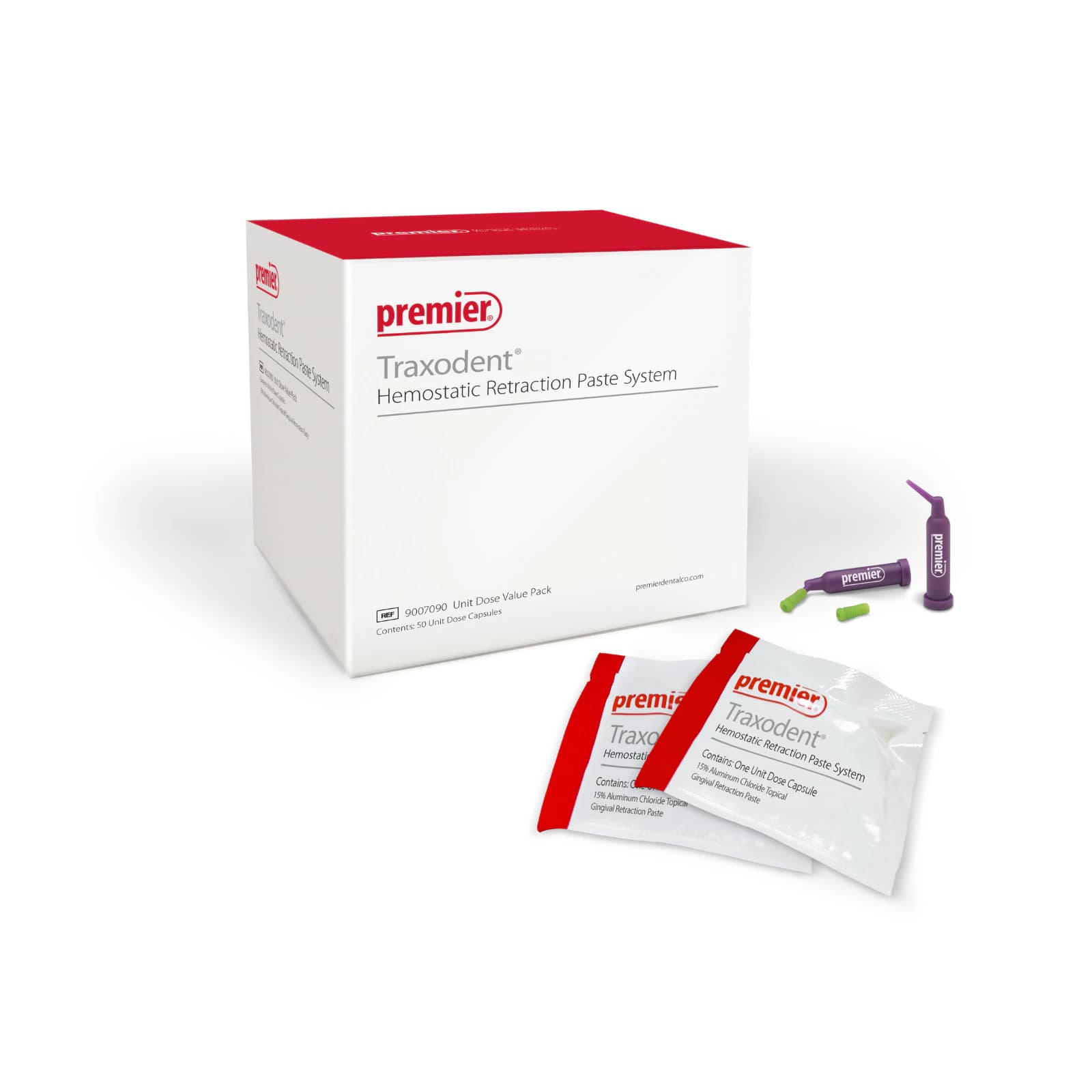 Traxodent Hemostatic Retraction Paste Unit Dose Value Pack, 50 Capsules, 9007090 thumbnail 2