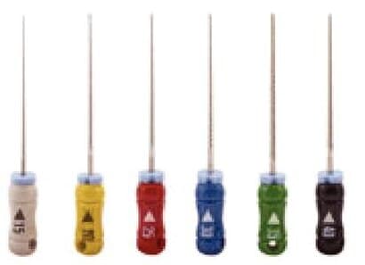 Kerr Triple-Flex Endodontic Files, 21mm, Assorted Sizes #15-40, Stainless Steel, Pack of 6, 821-3021 thumbnail 3