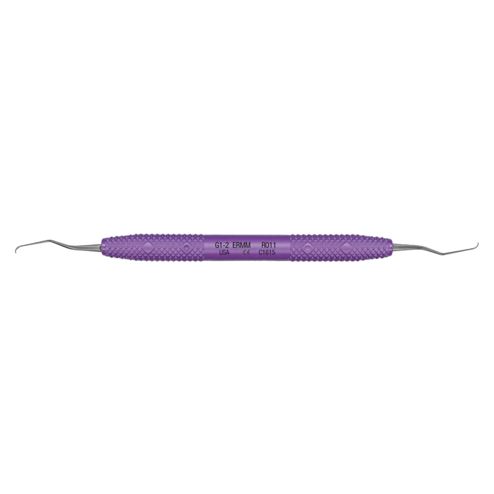 PDT Amazing Gracey™ 1-2 Extended Reach Micro Mini Curette, Double End, Purple Resin Handle, R011 thumbnail 3