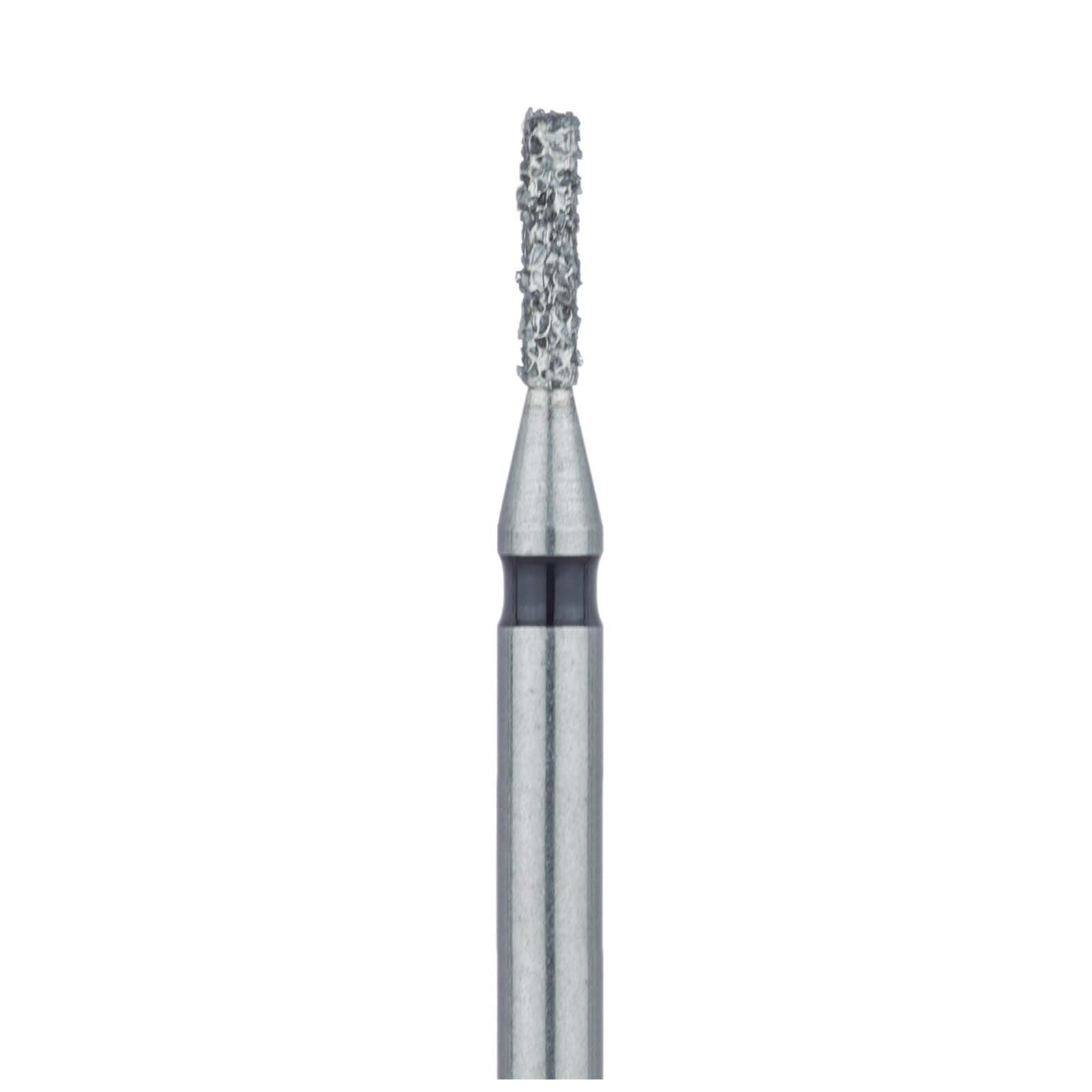 Meisinger 840H-010-FG Diamond Bur, Super Coarse, Black Ring, Cylinder Round End, Friction Grip, 1.0 mm Head Diameter, 4.0 mm Head Length, 5/Pkg thumbnail 3