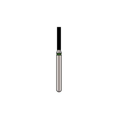 Alpen X1 Diamond Bur, FG, #837-012C, Cylinder Flat End, Coarse, Green, 1.2 mm, 25/Pk, X837C012 thumbnail 9