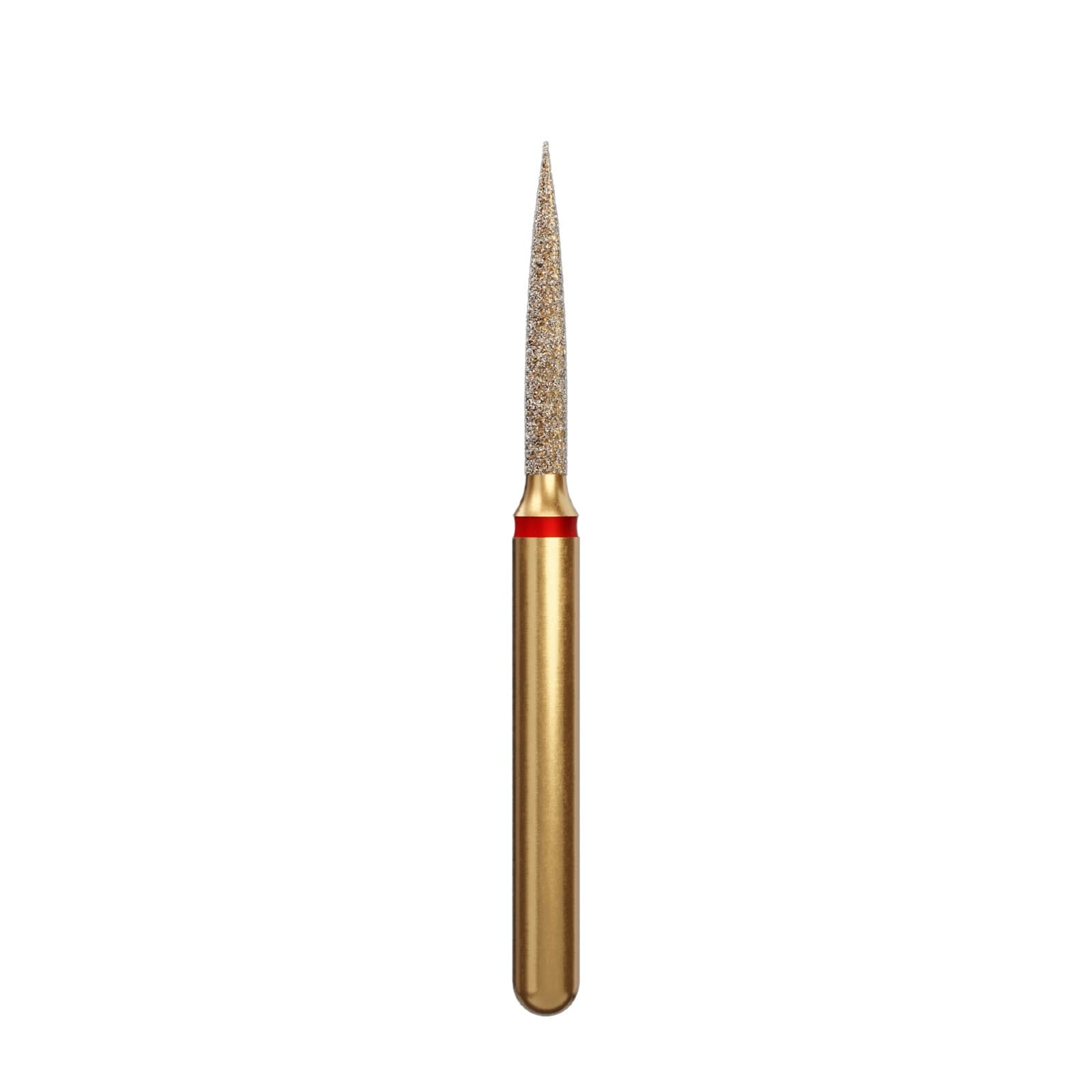 Alpen Multi-Use Diamond Bur, FG, Flame Shape, #862, 1.2mm, Fine Grit, Red, 5/Pk, 60032453 thumbnail 2