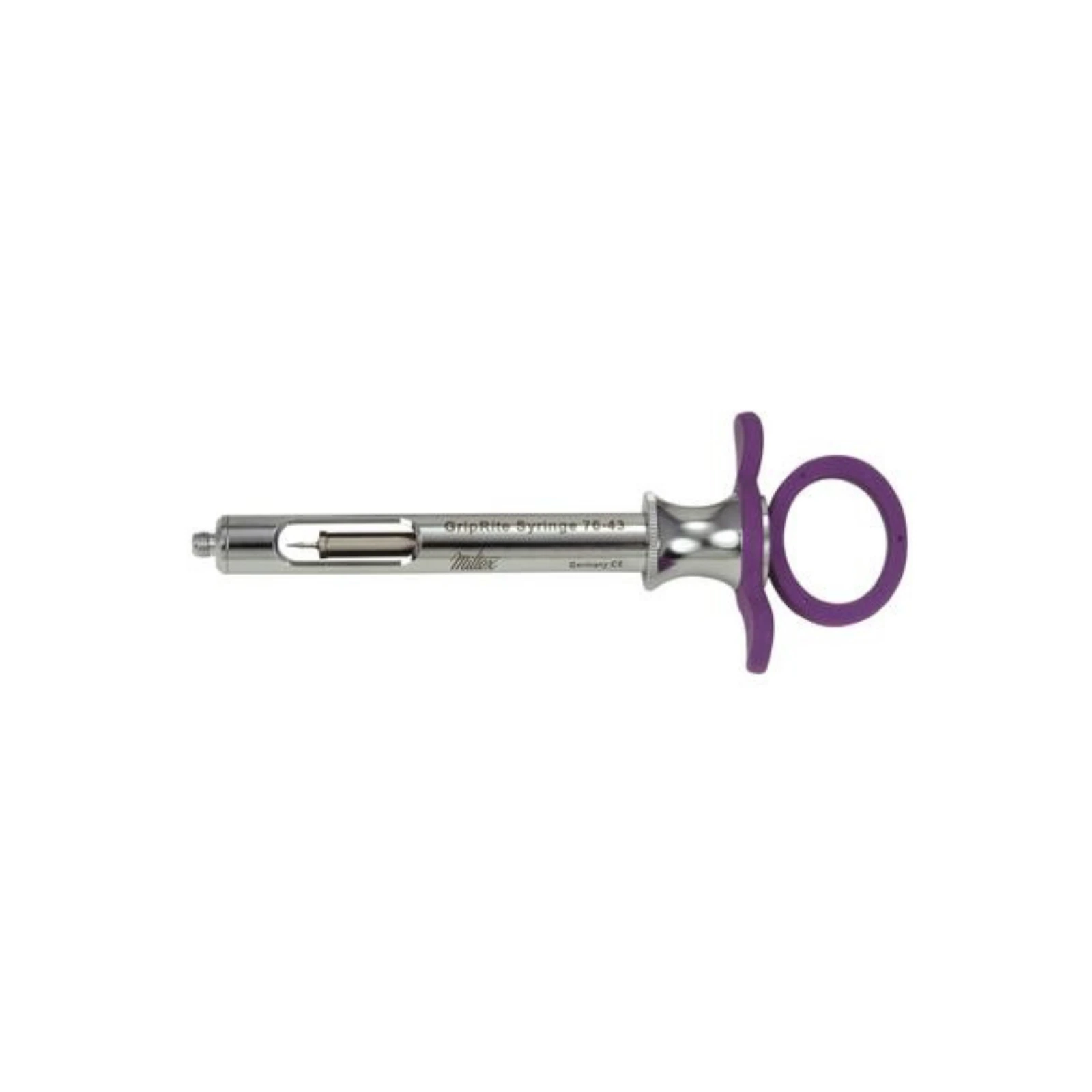 Miltex Aspirating Syringe, CW Type, Petite, 1.8 cc, Purple, 1/Pk, 76-43 thumbnail 2