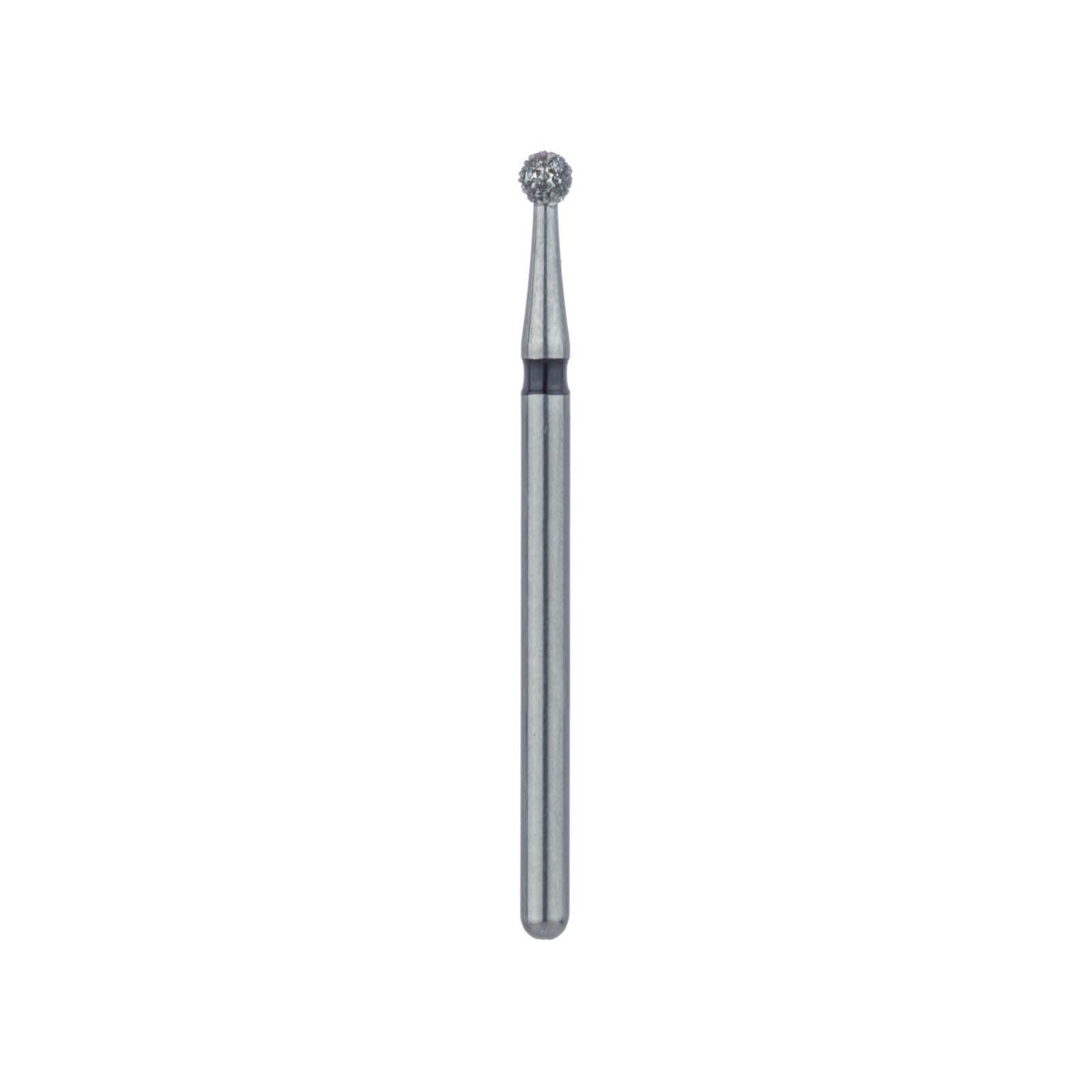 Meisinger Diamond Bur, FGXL Surgical Length, Round, Super Coarse (Black), 1.8 mm Head, 801H-018-SU, 5/Pk thumbnail 2