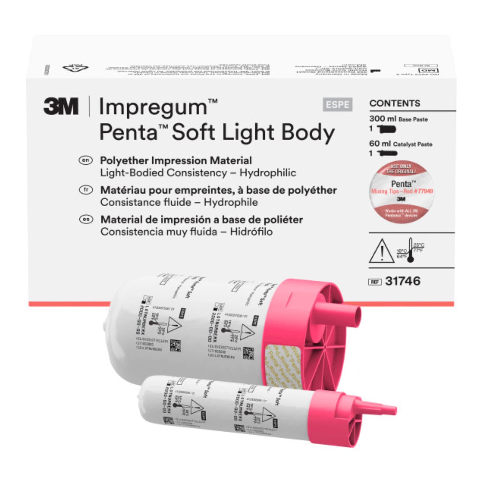 3M (Solventum) Impregum Penta Soft Light Body Polyether Impression Material Refill, 31746 thumbnail 3