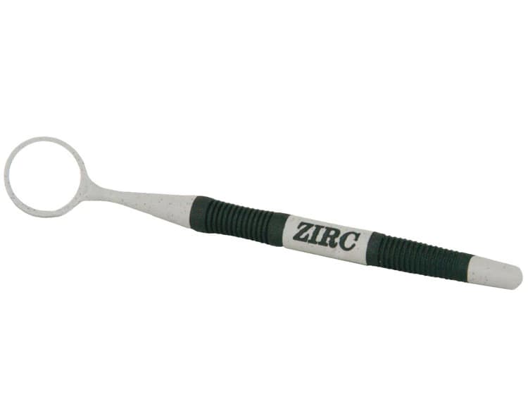 Zirc Crystal HD® #5 Mouth Mirror with Soft Grip Handle, Black/Gray, 12/Pack, 50Z364 thumbnail 7