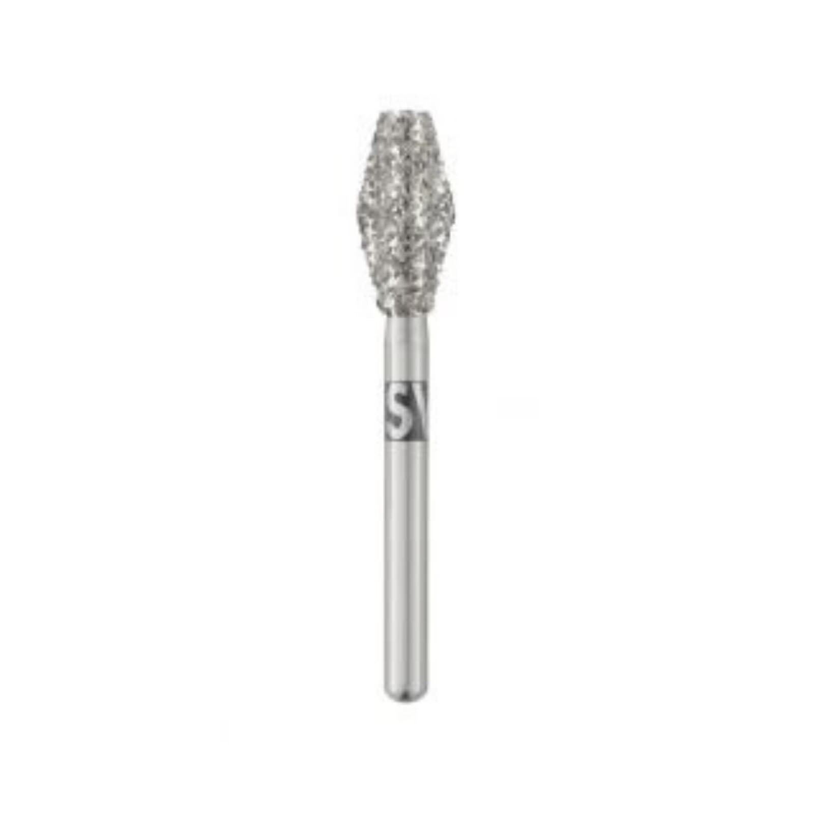 SS White Revelation Diamond Bur, Super Coarse, Barrel Shape, Friction Grip, #811/037SC, 5/Pack, 91210-5 thumbnail 2