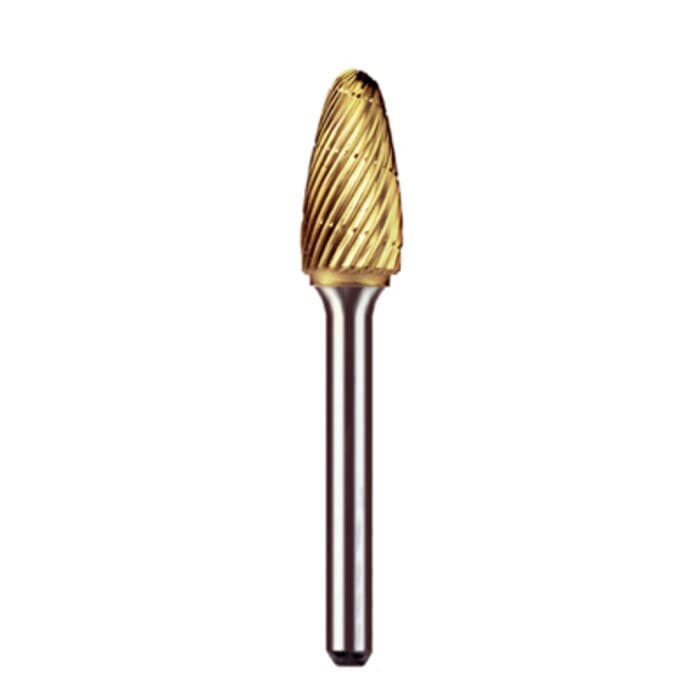 Dedeco Goldies Carbide Bur, HP, Regular Cross Cut, #A-1/2, 3/32" Shank, 1/Pk thumbnail 2