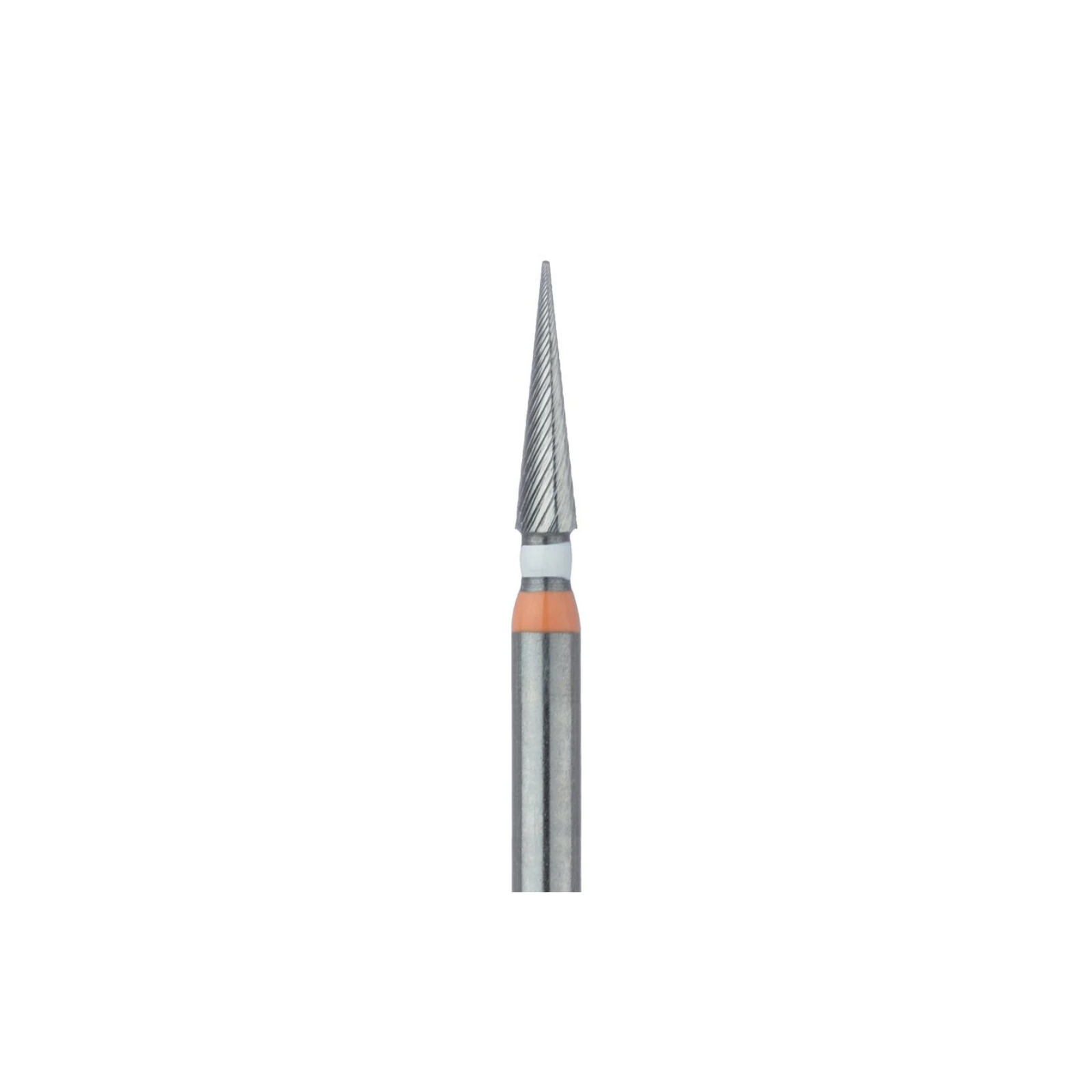 Meisinger Tungsten Carbide T&F Finishing Bur with Twist, ET6, 30 Flute, Ultra-Fine, FG, 1.4 mm Diameter, 5/Pkg, D0134U-014-FG thumbnail 2