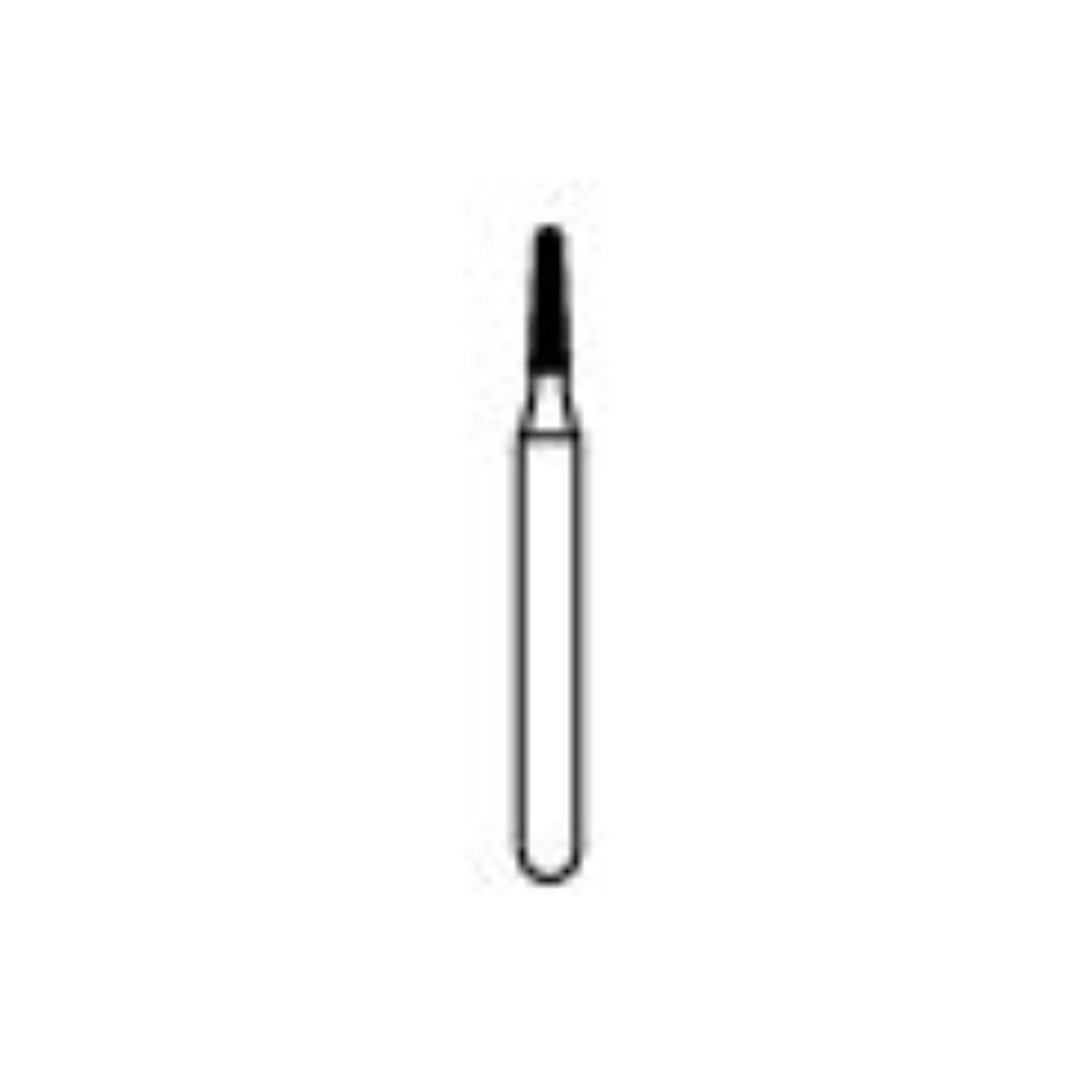 NTI Diamond Bur, FG, Round End Taper, #849, 1.0 mm, Fine Grit, Red Ring, 5/Pk, F849-010 thumbnail 3