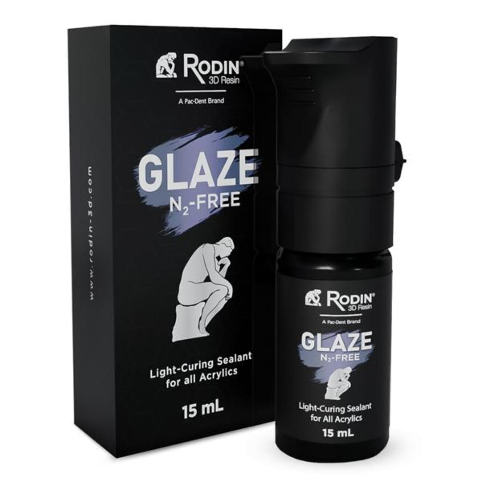 Rodin® Glaze N2-Free Light-Curable Glaze, 15mL Bottle, 1/Pk, 24015 thumbnail 2