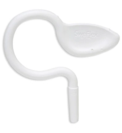 SweFlex Disposable Saliva Ejector Tips, Plastic, White, Anatomical Design, 100/Pk, 254150 thumbnail 8