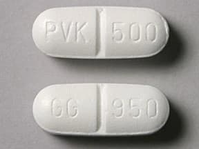 Penicillin VK 500mg Tablets, 100 Count Bottle - Penicillin VK 500mg 100/bottle - Image 1