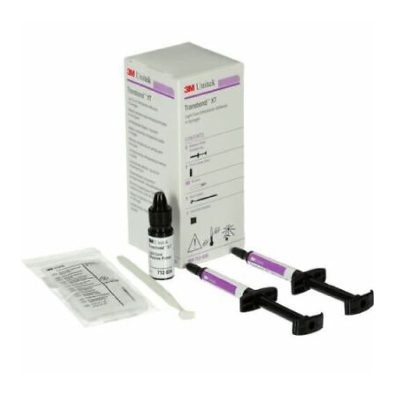 3M Transbond XT Light Cure Adhesive Syringe Kit, 2 x 4g Syringes, 6ml Primer, 60 Brush Tips, 712-035 thumbnail 7