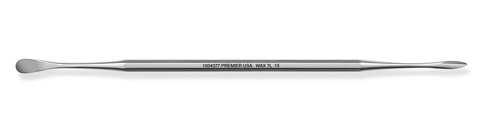 Premier Dental Wax Spatula 7L, Double End, Simple Stem, Stainless Steel, Each thumbnail 2